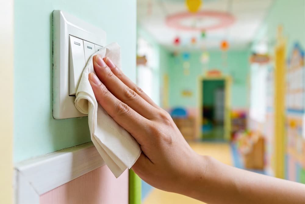 Kinderdagverblijf schoonmaak met aandacht voor gebruik en planning